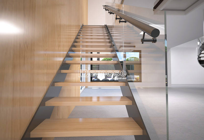 澳洲客户旋转楼梯和双钢板楼梯工程