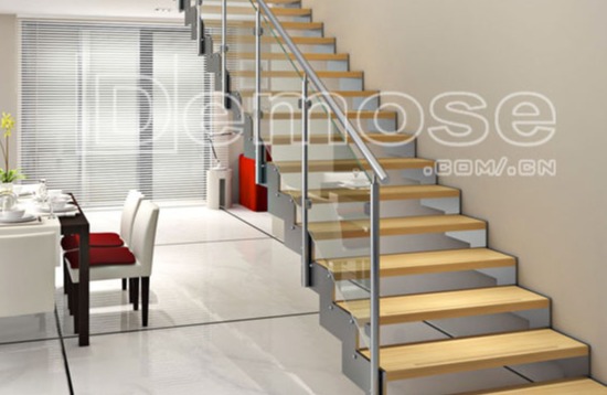 风格统一：楼梯扶手与整体家居风格的匹配