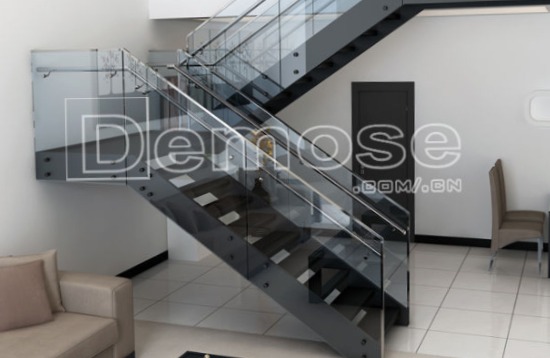 不锈钢玻璃楼梯栏杆的个性风格定制