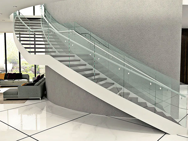 嵌入式玻璃楼梯的优点和缺点是什么