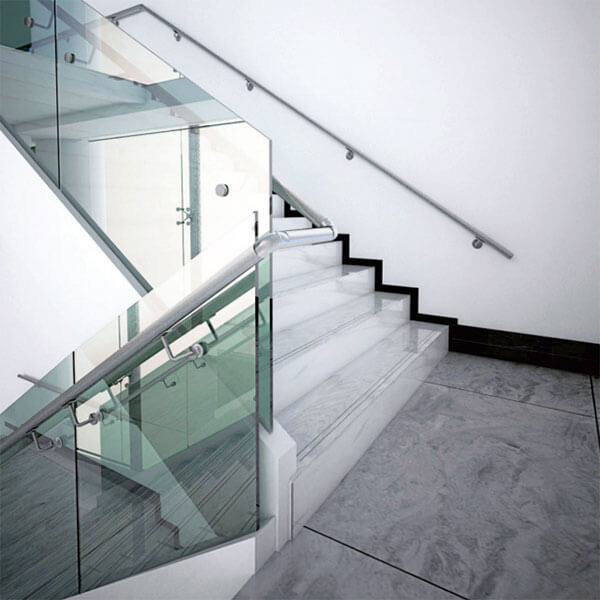 ​通透与安全并存：楼梯玻璃护栏，重塑现代空间视觉艺术​
