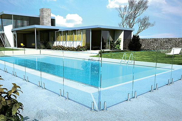 游泳池玻璃围栏