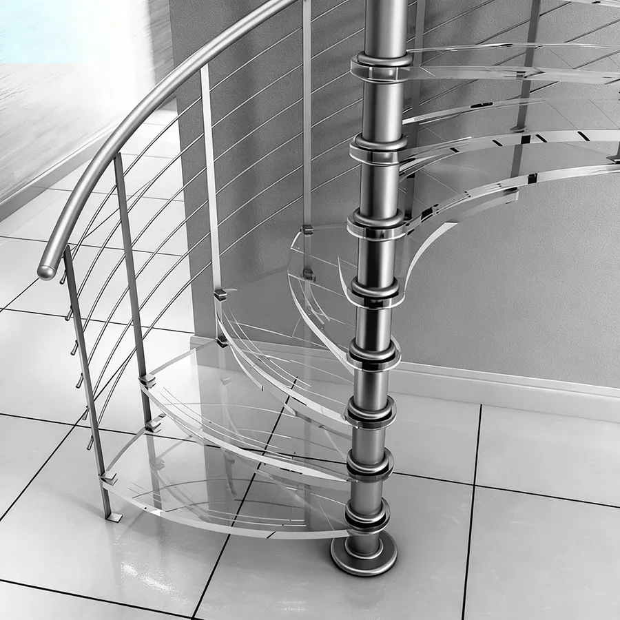 中柱旋转楼梯